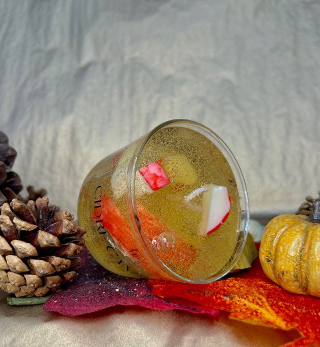 Bougie Gourmande Cidre Canelle 