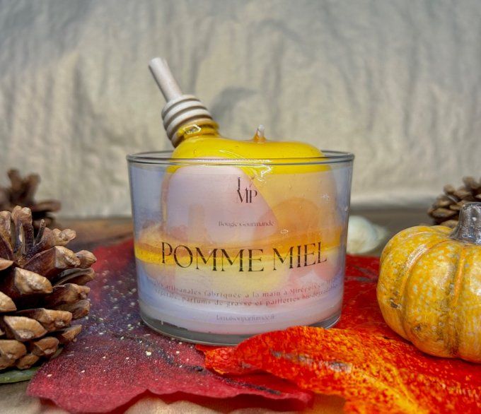 Bougie Gourmande Pomme Miel 