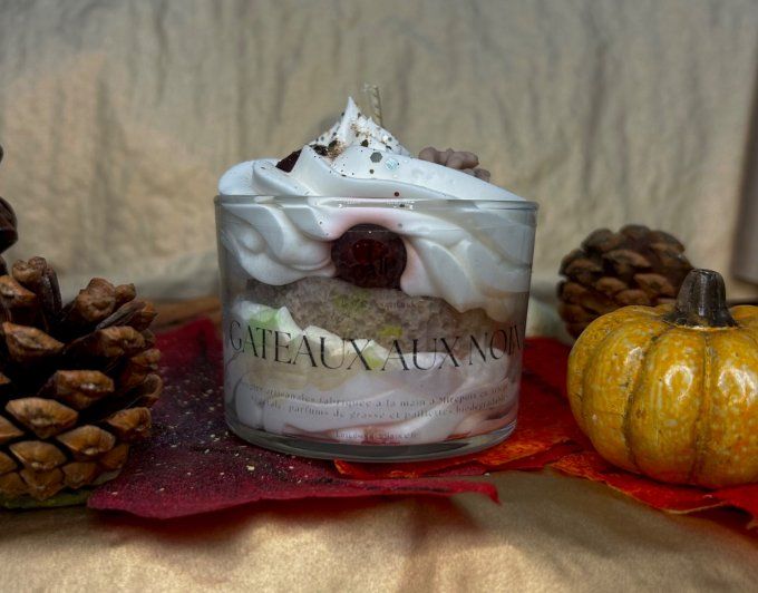 Bougie Gourmande Gâteaux au Noix 